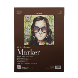 Strathmore A3 Pad Marker ( 27.9X35.6 CM x 15 sheets) 300 g/m2 silky smooth surface white paper color 400 Series Heavyweight (14*11 IN)